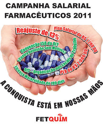 Farmacêuticas: Assembleia e encontro abrem campanha salarial dia 27/02