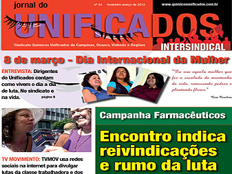 JORNAL DO UNIFICADOS: Leia a 53ª edição, fevereiro/2012