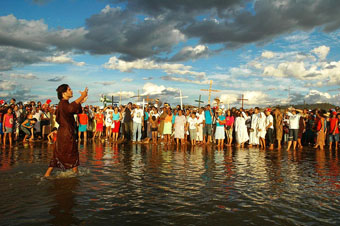 Bom Jesus da Lapa/Ba, no Médio São Francisco - julho/2006