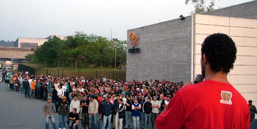 Natura Cajamar assembléia campanha salarial manhã de 09 de outubro de 2007