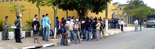 Assembléia campanha salarial 2007 em 05 de outubro de 2007 na Maxdel, em Cajamar