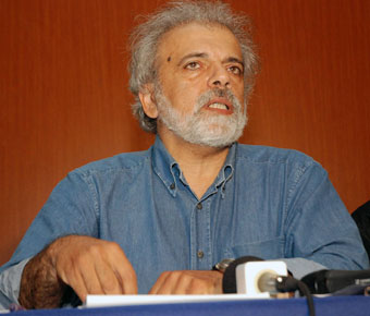  	Professor e sindicalista grego Sotiris Martalis (Foto: João Zinclar - 05/06/2010)