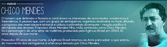 25 anos sem Chico Mendes e a realidade dos trabalhadores de Xapuri