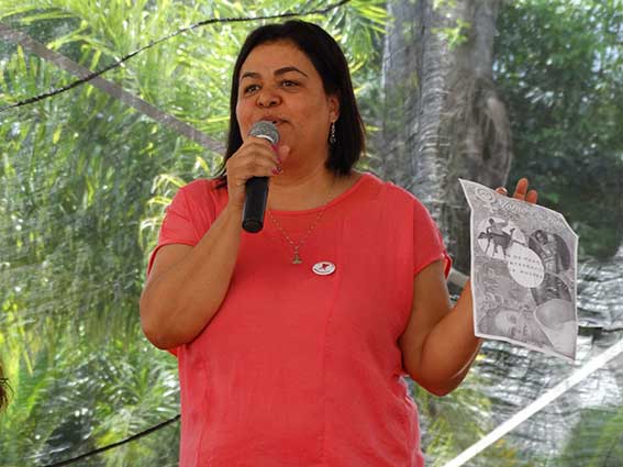 Nilza Pereira, dirigente da Regional Osasco do Unificados
